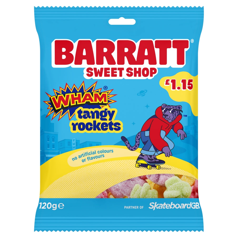 Barratt Sweet Shop Wham Tangy Rockets 120g
