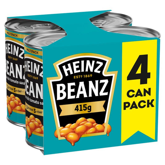 Heinz Baked Beans 4 Pack 1.67kg