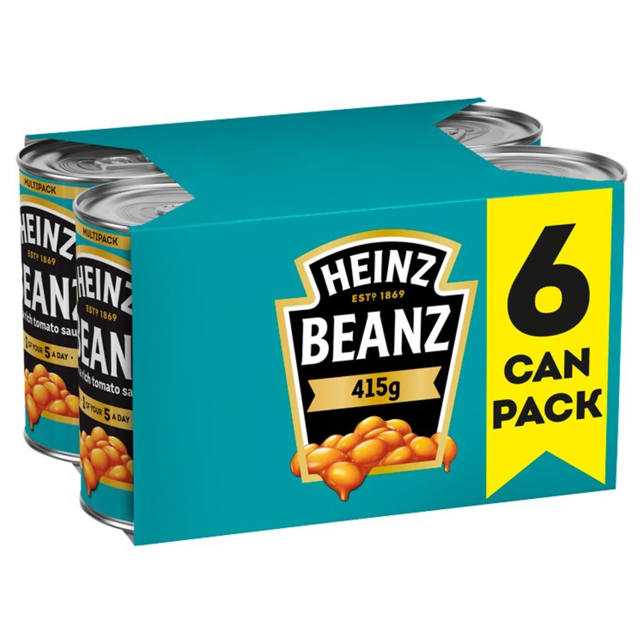 Heinz Baked Beans 6 Pack 2.5kg