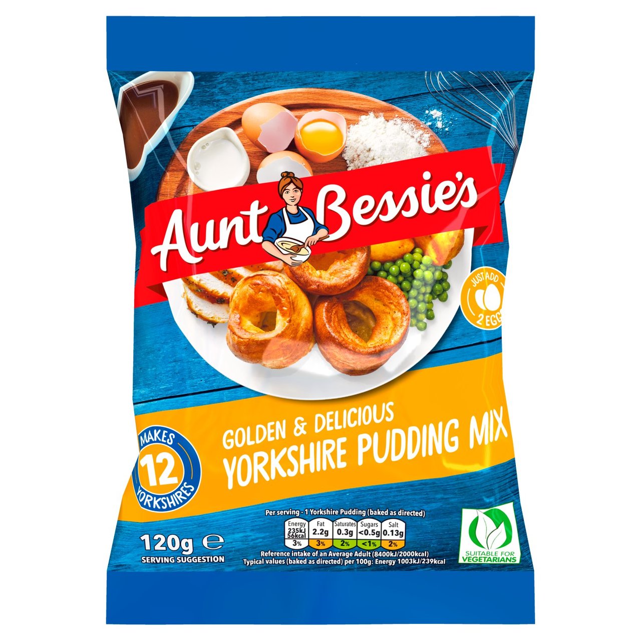 Aunt Bessie's Yorkshire Pudding Mix 120g