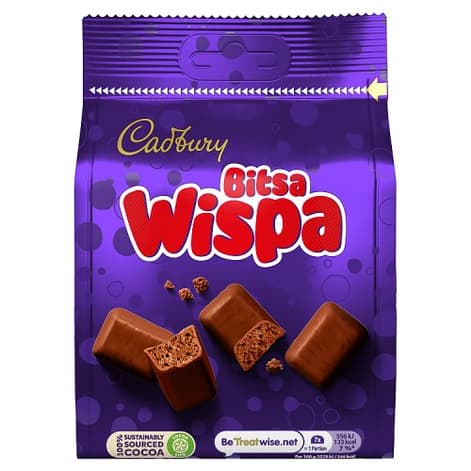 Cadbury Wispa Bitsa Wispa 95g