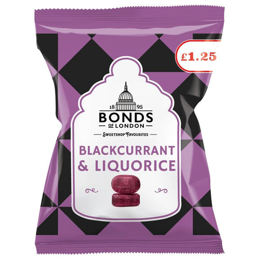 Bond's of London Blackcurrant & Liquorice 120g