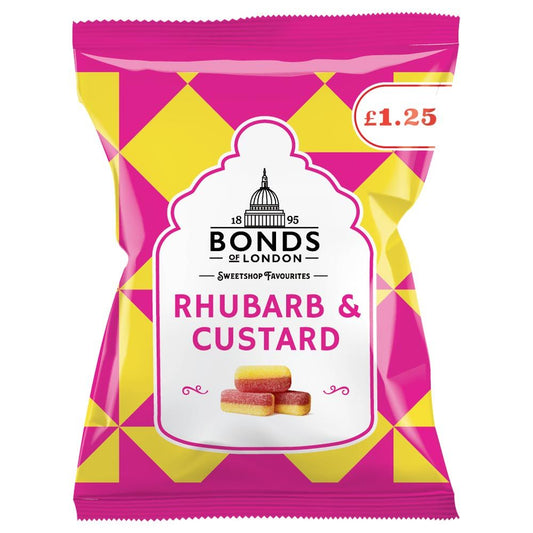 Bond's of London Rhubarb & Custard 130g