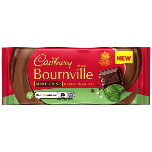 Cadbury Bournville Mint Crisp 100g