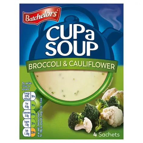 Batchelor's Broccoli & Cauliflower Soup 4 Pack 88g