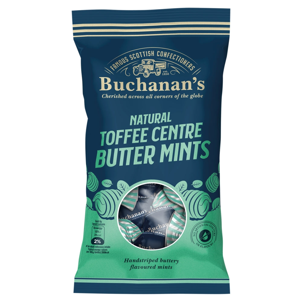 Buchanan's Butter Mints Natural Toffee Centre 140g