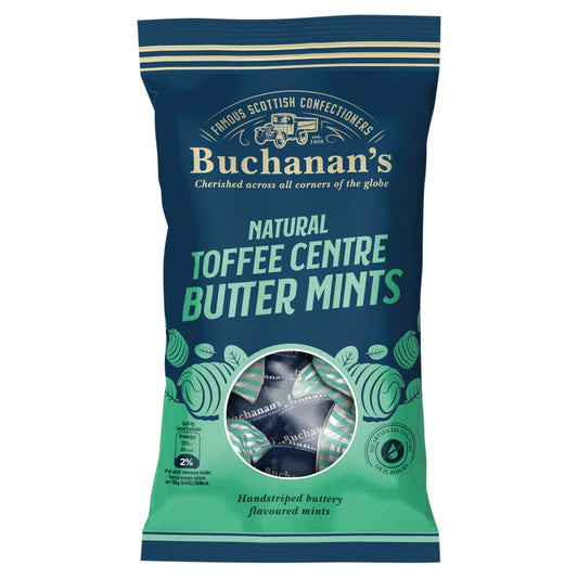 Buchanan's Butter Mints Natural Toffee Centre 140g