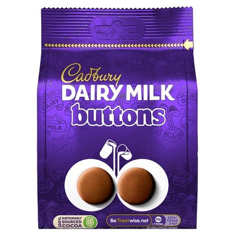 Cadbury Dairy Milk Giant Buttons 95g