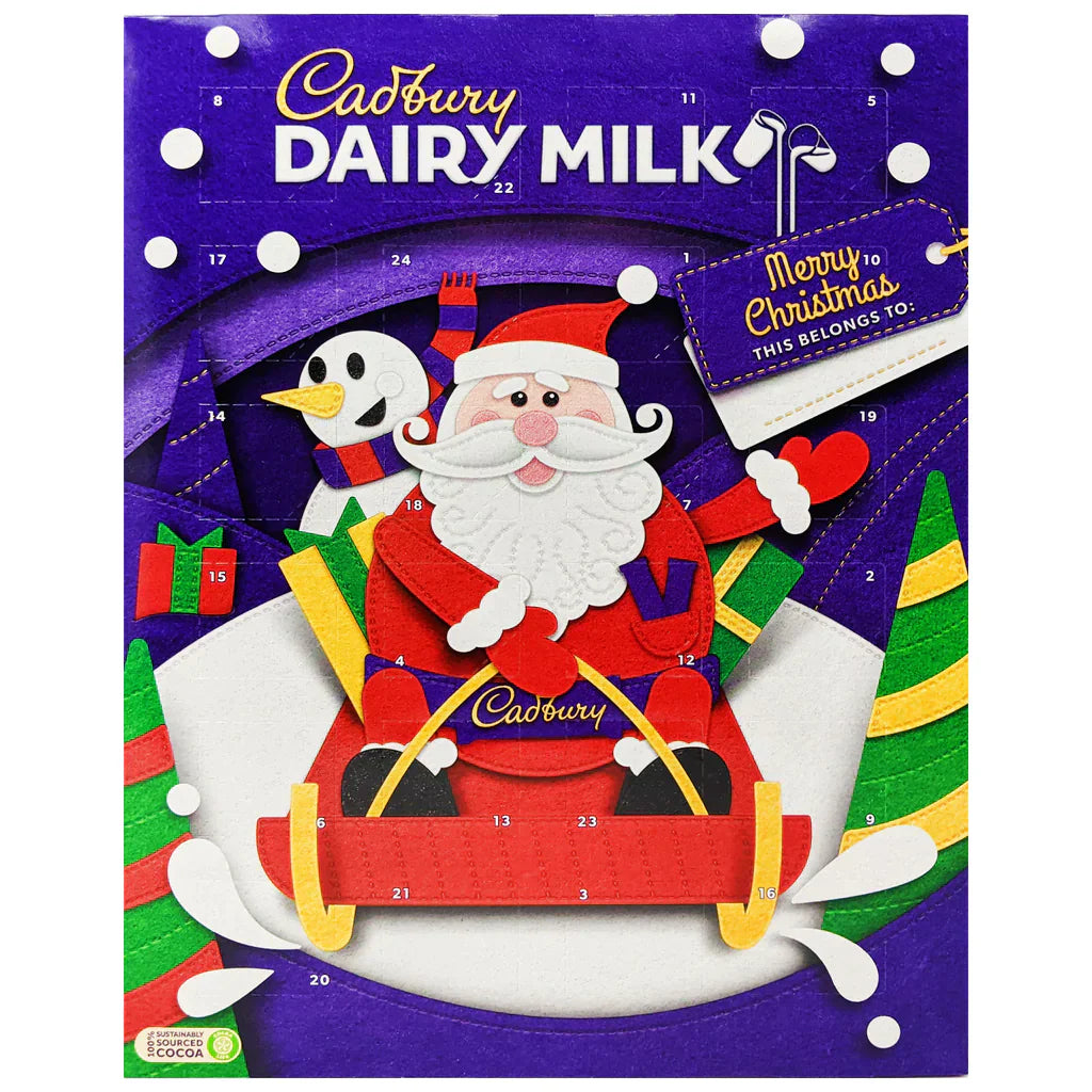 Cadbury Dairy Milk Advent Calendar 90g