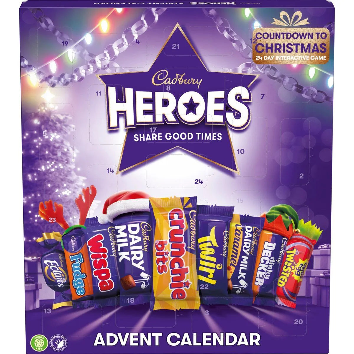 Cadbury Heroes Advent Calendar 230g