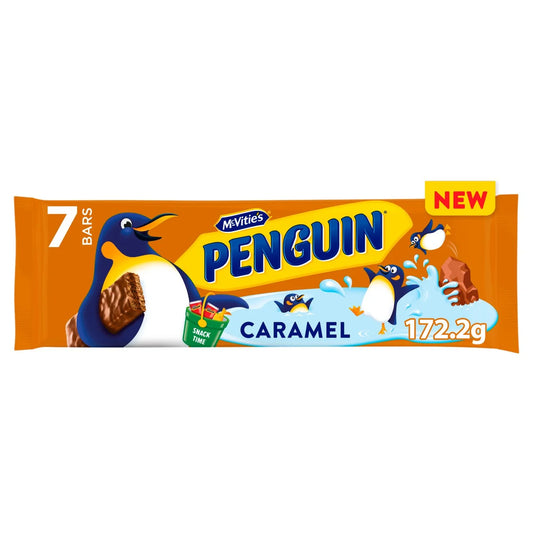 McVitie's Caramel Penguin 7 Pack 172g