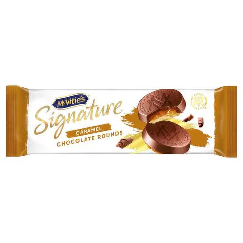 McVitie's Signature Caramel Chocolate Rounds 109g