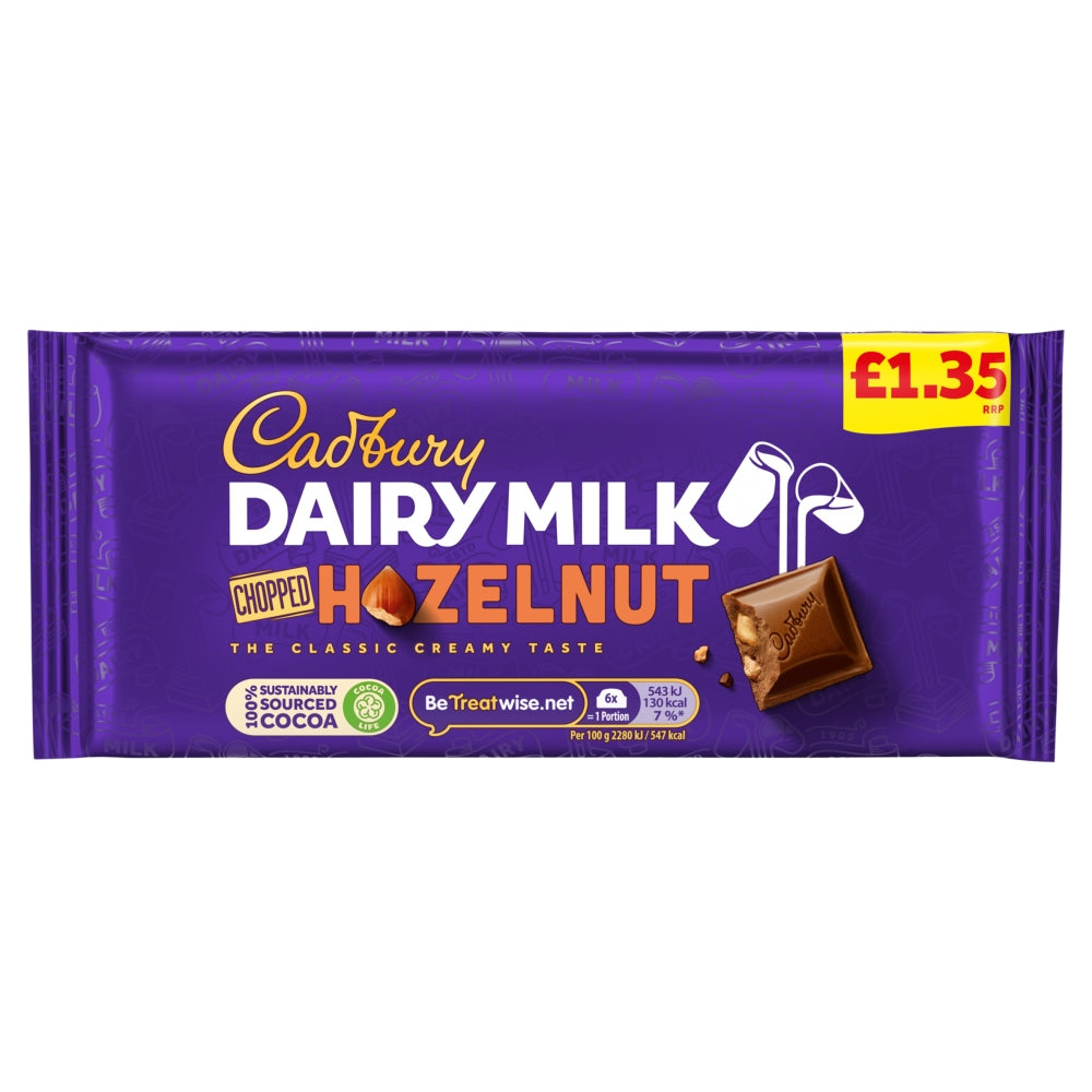 Cadbury Dairy Milk Chopped Nut 95g