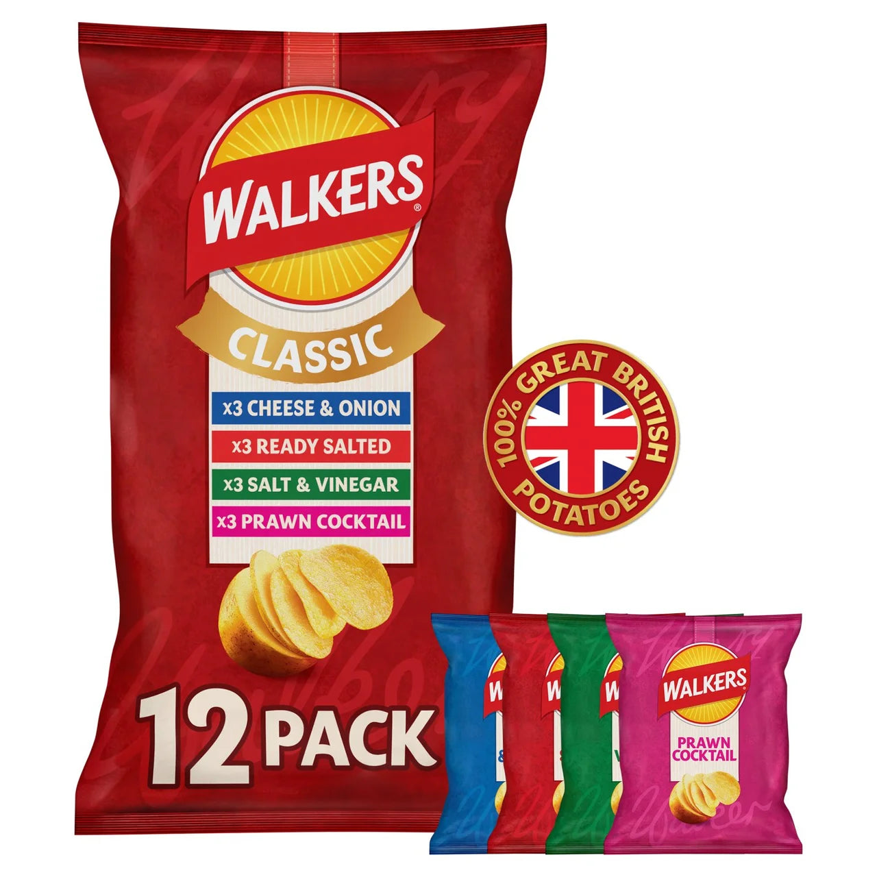 Walker's Classic Variety 12 Pack 300g