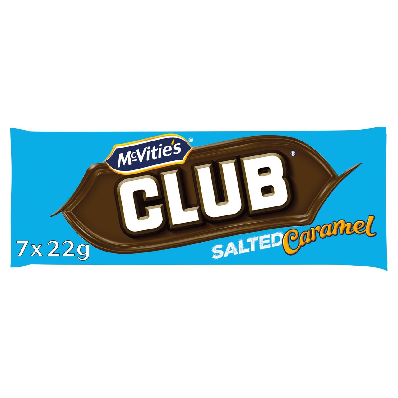 McVitie's Club Salted Caramel 7 Pack 161g