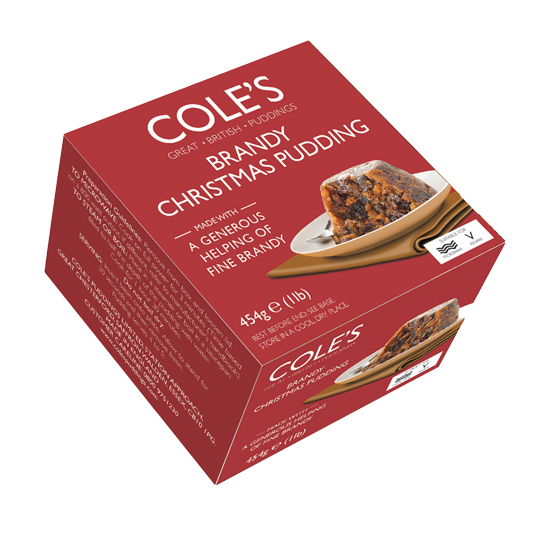 Cole's Brandy Christmas Pudding 454g