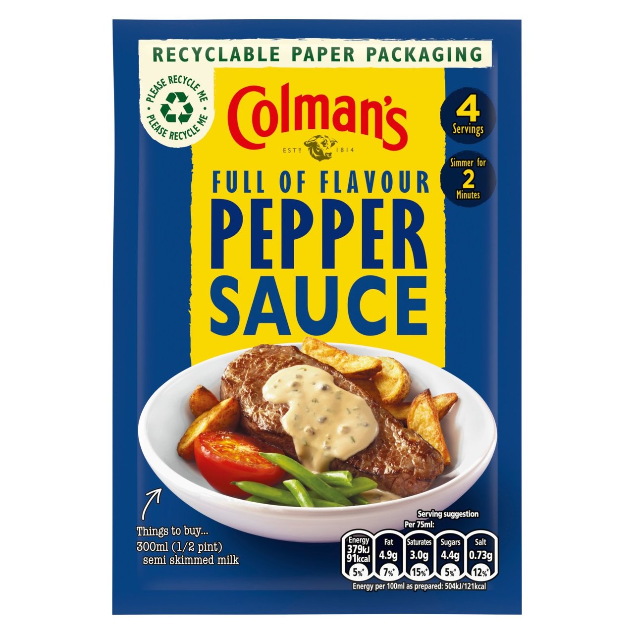 Colman's Pepper Sauce 40g