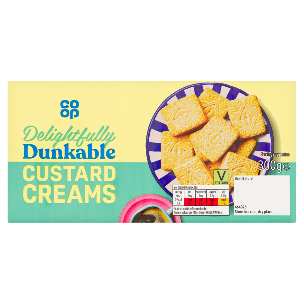Co-Op Custard Creams 300g