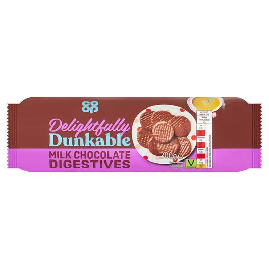 Co-Op Milk Chocolate Digestives 300g