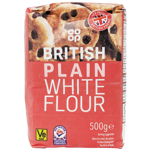 Co-Op British Plain Flour 500g