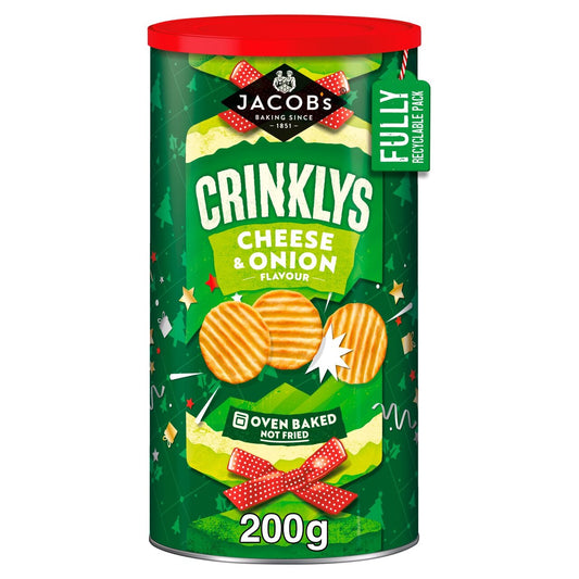 Jacob's Crinklys Cheese & Onion 200g