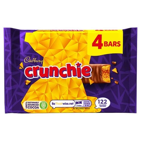 Cadbury Crunchie 4 Pack 104g