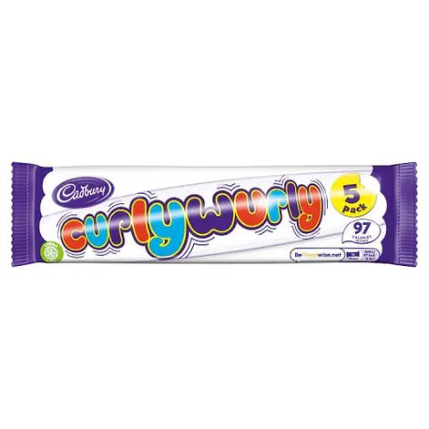 Cadbury Curly Wurly 5 Pack 107.5g