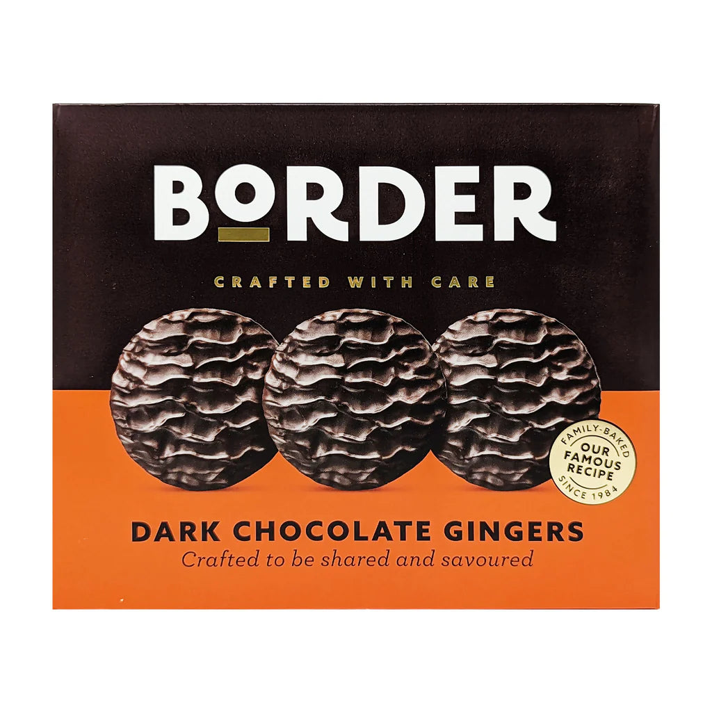 Border Dark Chocolate Gingers 225g