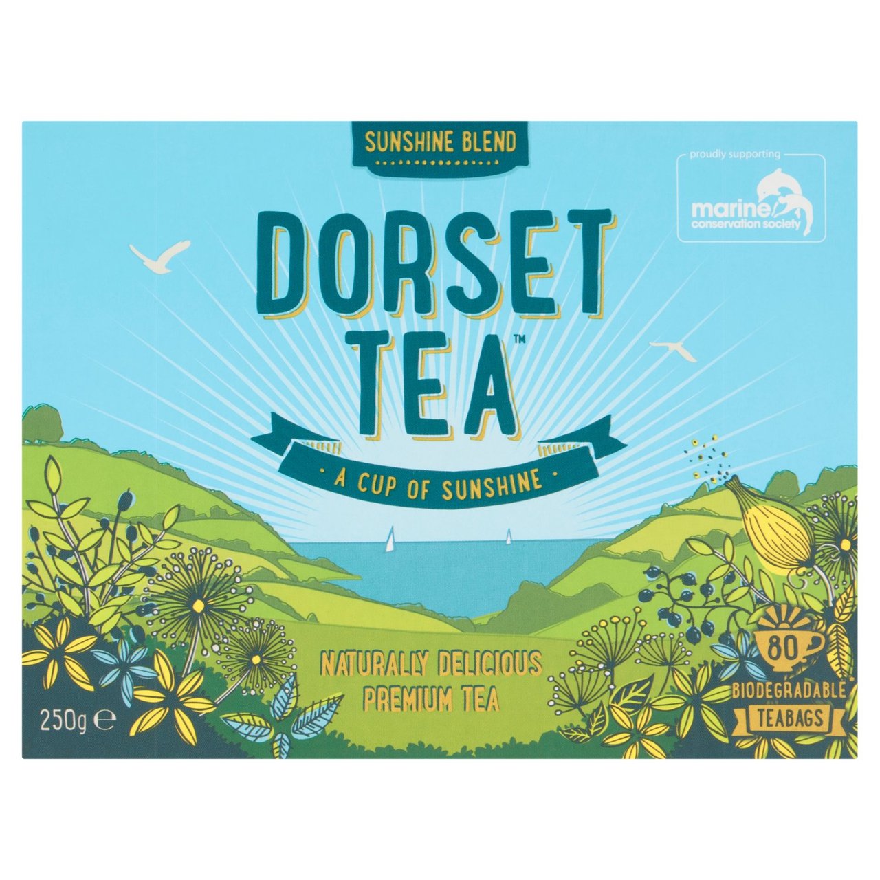 Dorset Tea Sunshine Blend 80's 250g