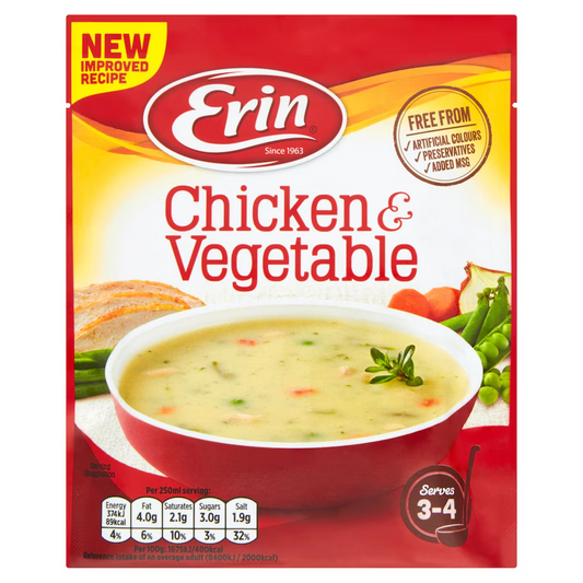 Erin Chicken & Vegetable Soup 76g