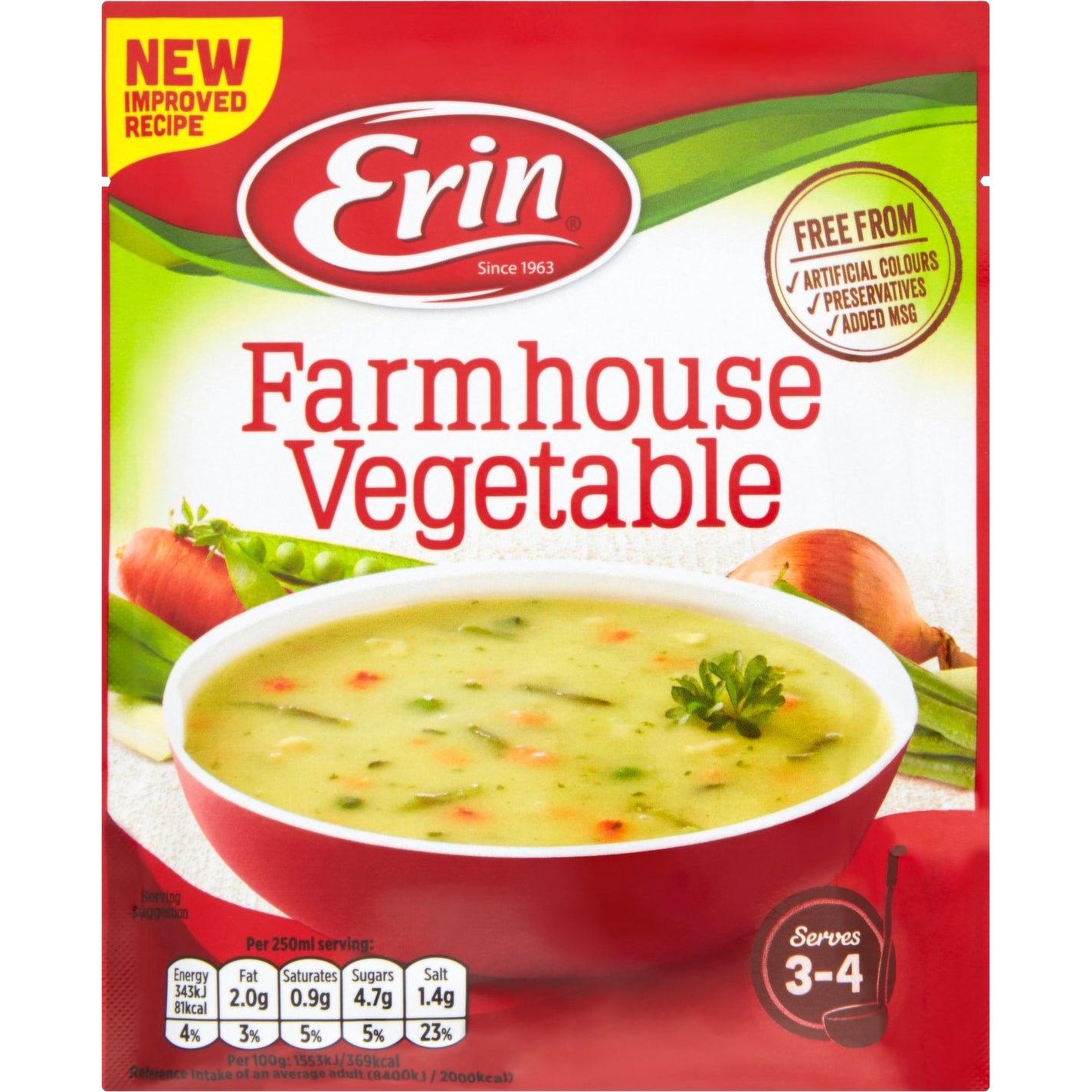Erin Farmhouse Vegetable Soup 72g