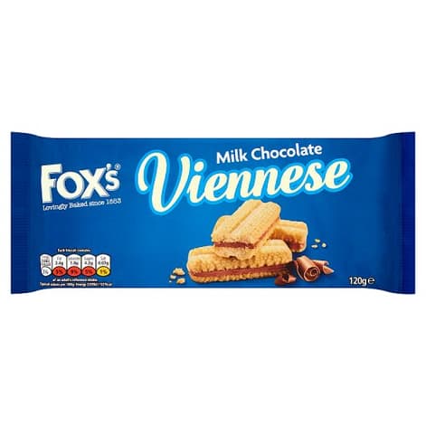 Fox's Chocolate Viennese 120g