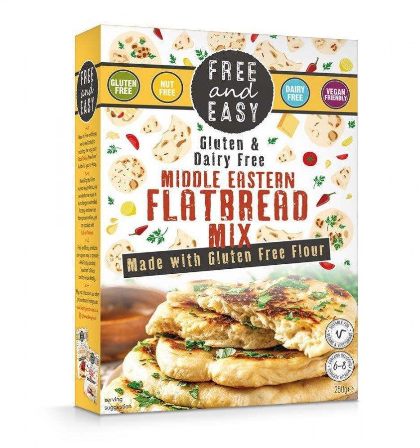 Free & Easy Middle Eastern Style Flatbread Mix 250g