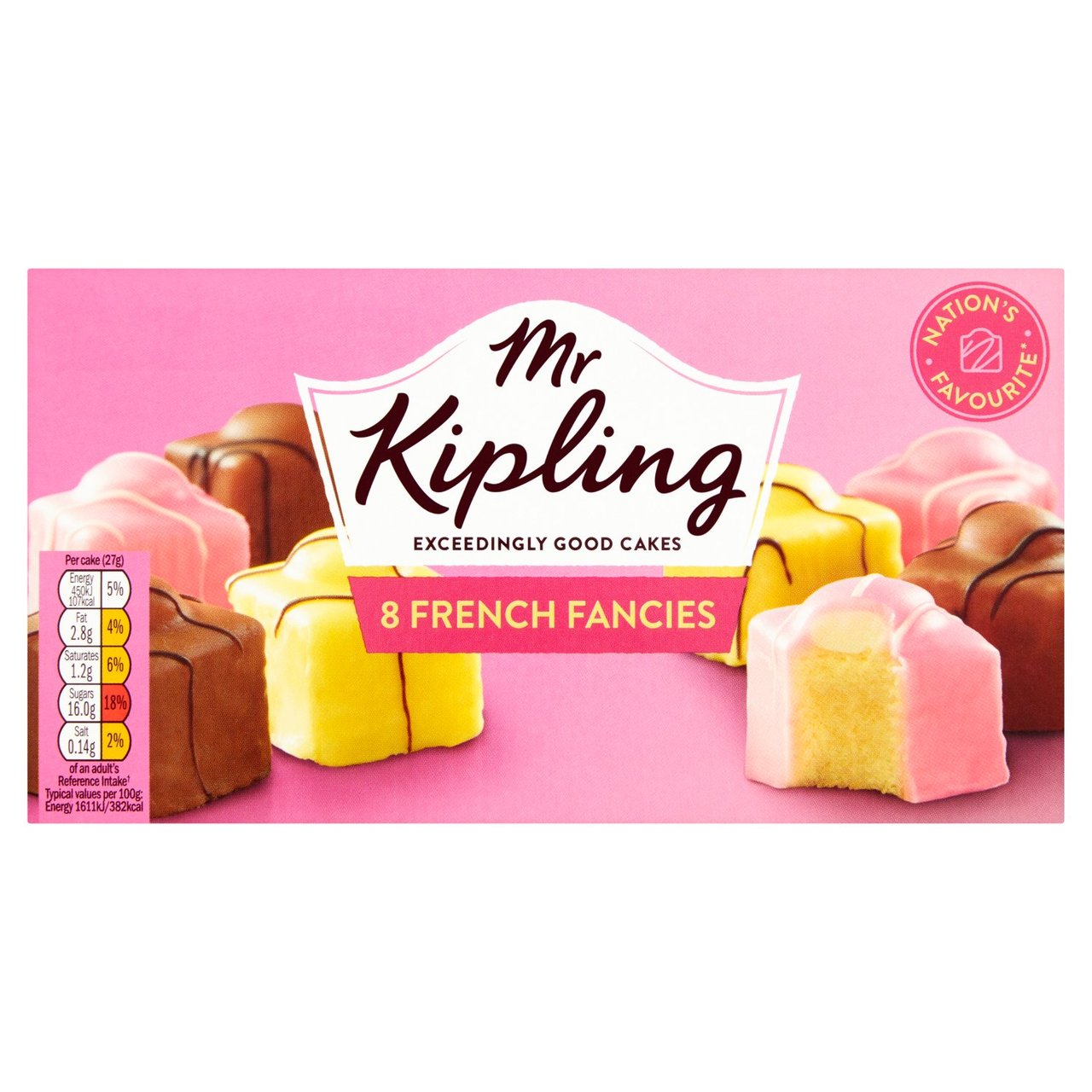 Mr Kipling French Fancies 8 Pack 205g