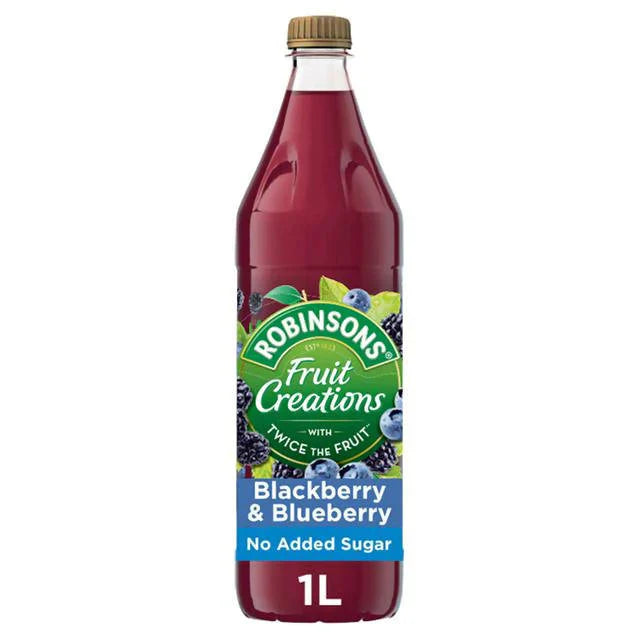 Robinson's Fruit Creations Blackberry & Blueberry 1L