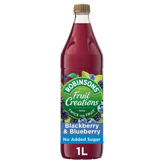 Robinson's Fruit Creations Blackberry & Blueberry 1L