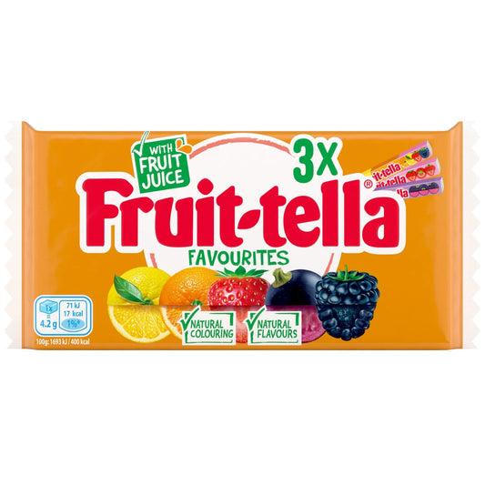 Fruit-Tella Favourites 3 Pack 123g