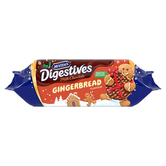 McVitie's Gingerbread Milk Chocolate Digestives 266g