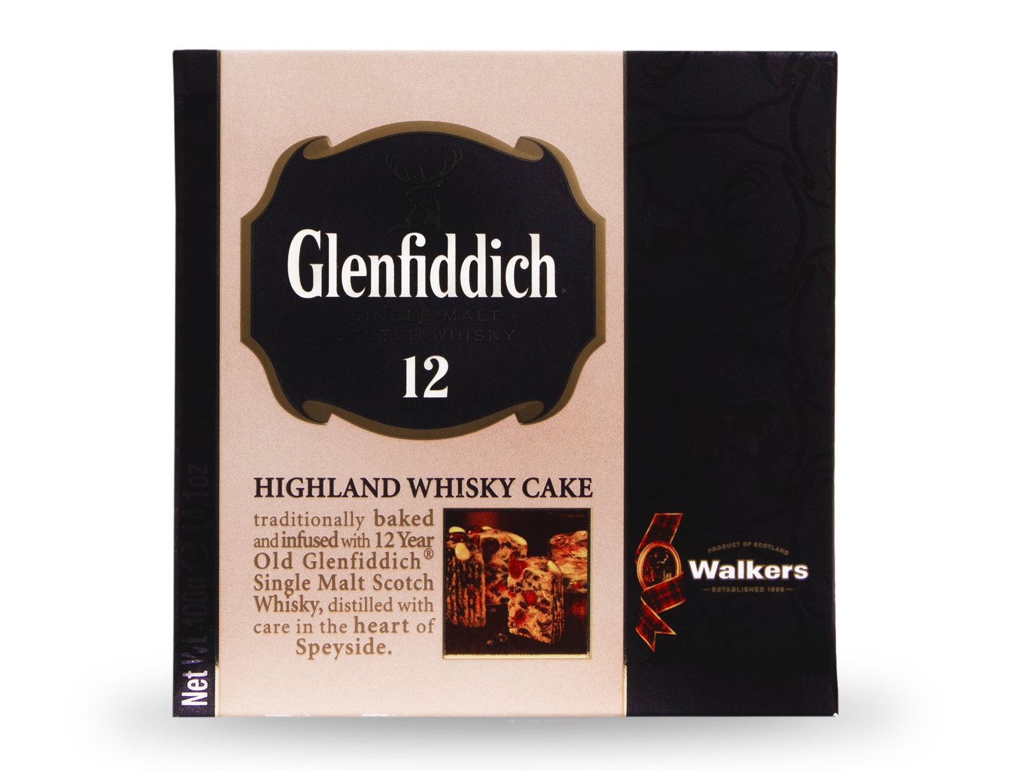 Walker's Glenfiddich Highland Whisky Cake 400g