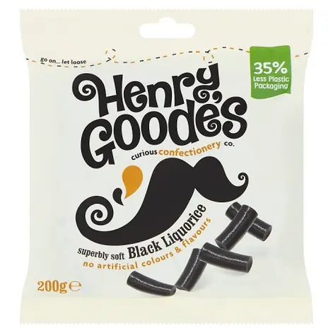 Henry Goode's Black Liquorice 200g