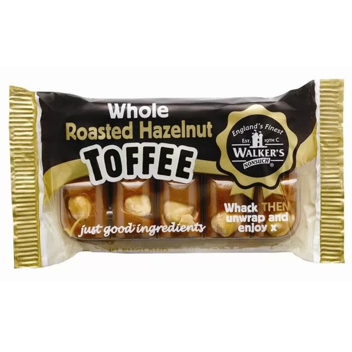 Walker's Nonsuch Hazelnut Toffee 100g