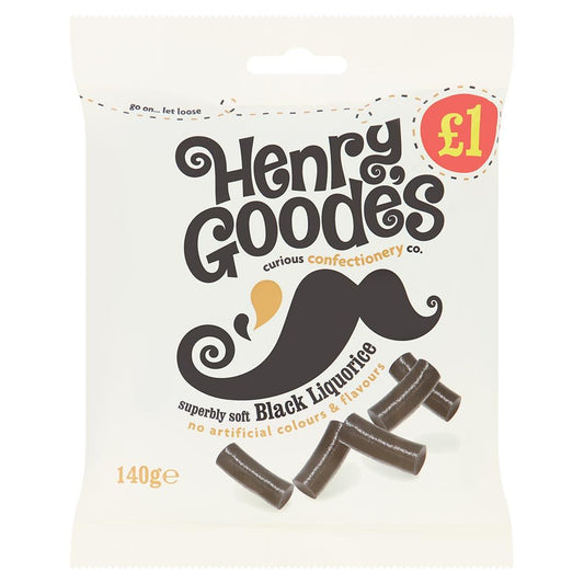 Henry Goode's Black Liquorice 140g