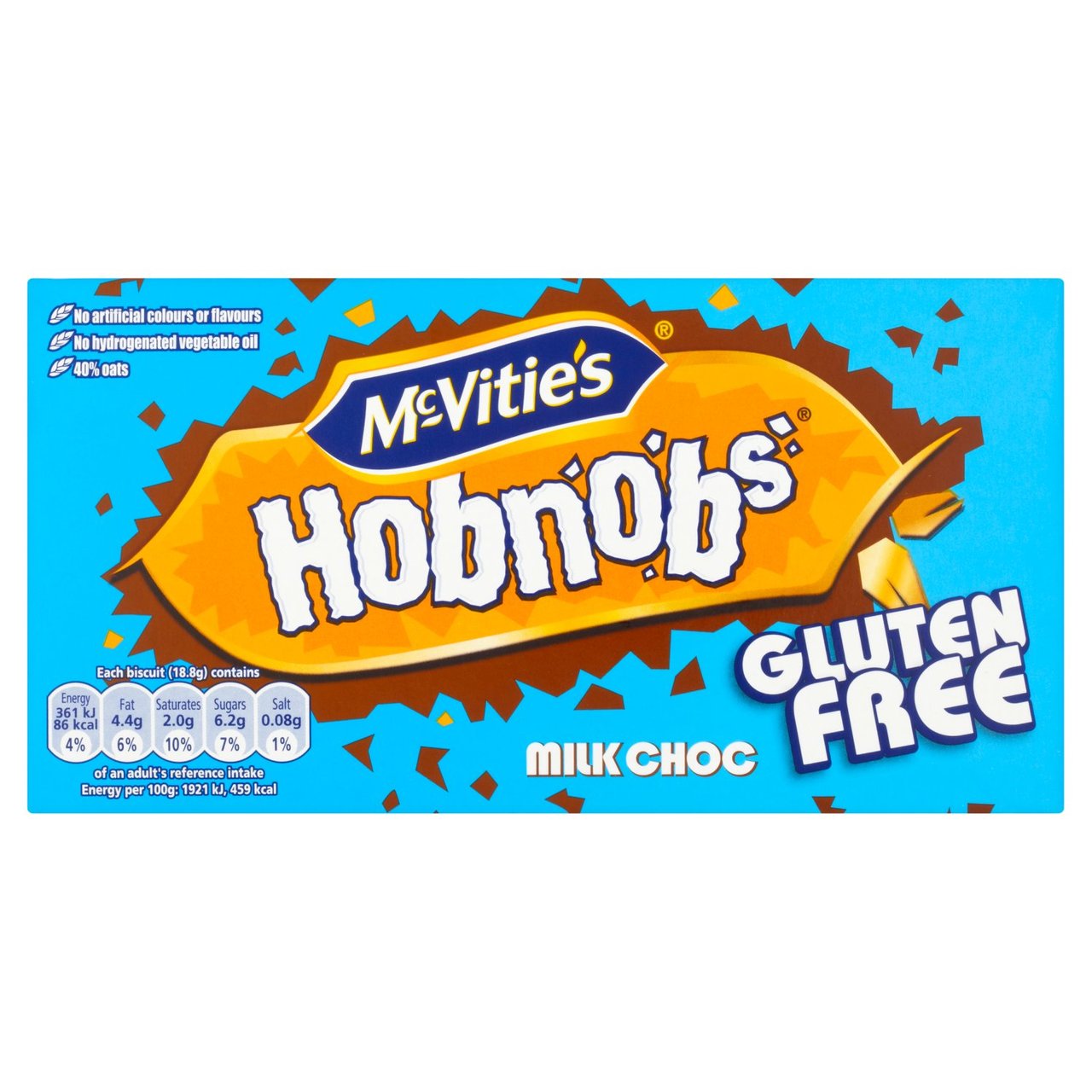 McVitie's Milk Chocolate Hobnobs Gluten Free 150g