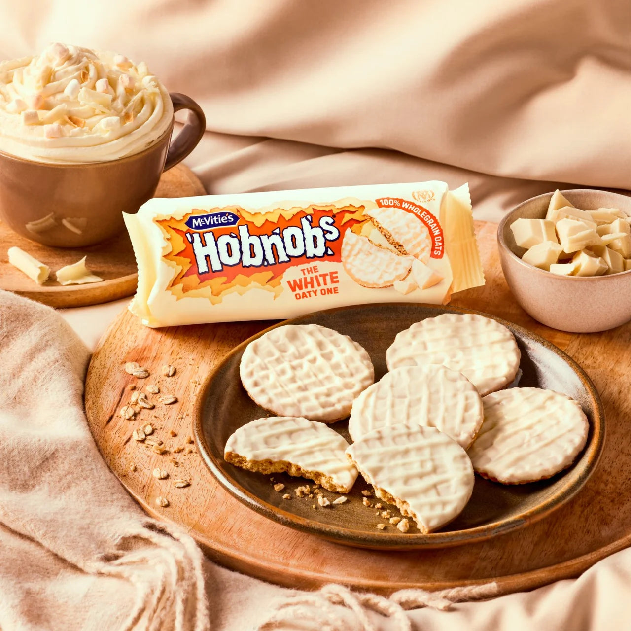 McVitie's White Chocolate Hobnobs 232g