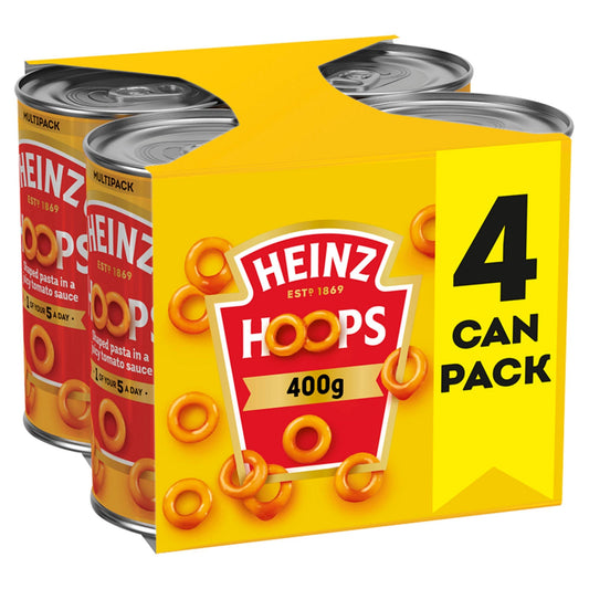 Heinz Spaghetti Hoops 4 Pack 1.6kg