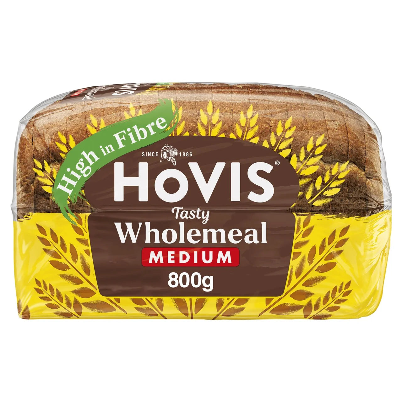 Hovis Wholemeal Medium Sliced Bread 800g