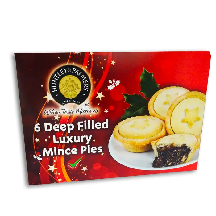 Huntley & Palmer Deep Filled Luxury Mince Pies 350g