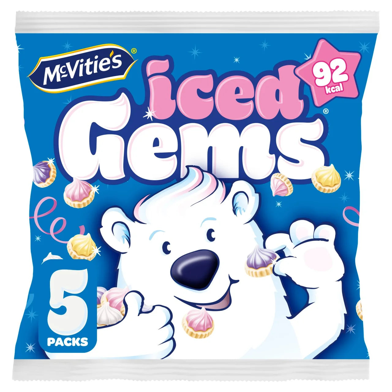 McVitie's Iced Gems 5 Pack 125g