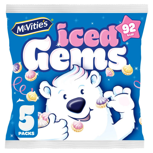 McVitie's Iced Gems 5 Pack 125g