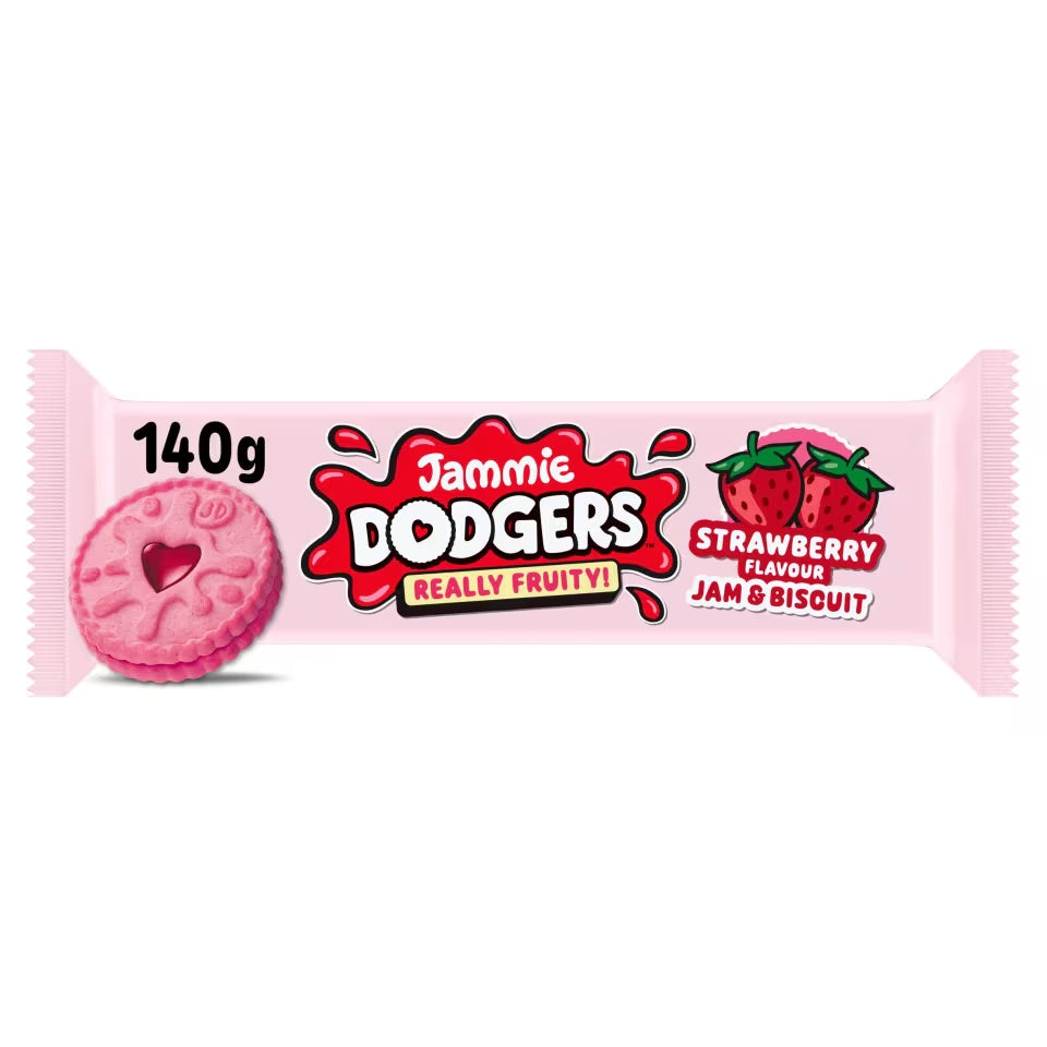 Burton's Jammie Dodgers Strawberry Jam & Biscuit 140g